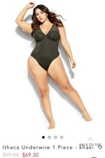 City Chic onepiece swimsuit Size 16