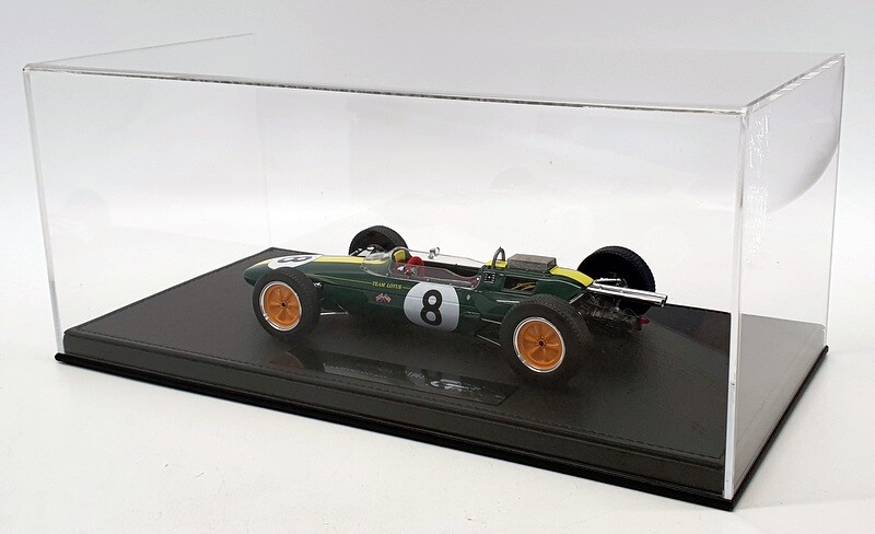 Lotus F1 Climax 25 #8 1963 Clark - GP Replicas 1/18 Avec Présentoir - Neuf