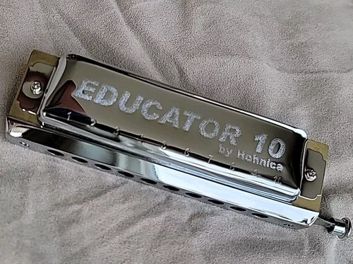 Hohner Educator 10 Chromatic Harmonica - Key of C - Picture 3 of 6