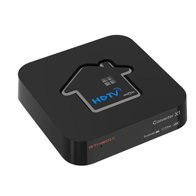 GTMEDIA Converter X1 NextGen 4K UHD ATSC 3.0 TV Box Watch Free DRM DVR OTA Tuner