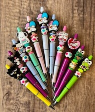Custom beaded pen. Cute Sanrio characters gifts, basket filler, journal, teen