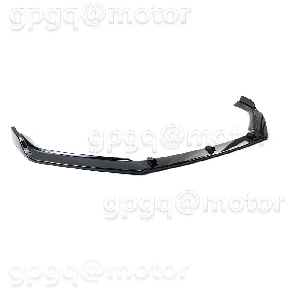 Se adapta a Volkswagen VW Jetta MK6.5 2015-2018 brillo negro parachoques delantero divisor de labios Foto 4 de 4