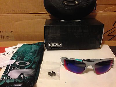 Oakley Flak Jacket XLJ 30 Years Sport Sunglasses 26-263 Fog (Grey)/+Red  Iridium