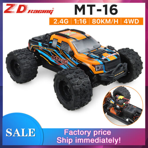 ZD Racing MT-16 4WD 2.4GHZ 4CH Brushless Motor 80Km/h 1/16 Off-Road RC Cars - Picture 5 of 25
