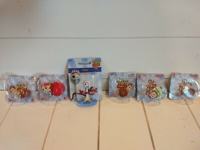 Toy Story 2018 Minis Buzz Woody Jesse Forky Cake Party Toppers Lot of 6   