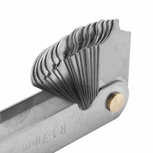 Foldable Radius Gage Gauge Fillet Standard R 1mm-7mm Blades Handy Measuring Tool - Picture 5 of 7