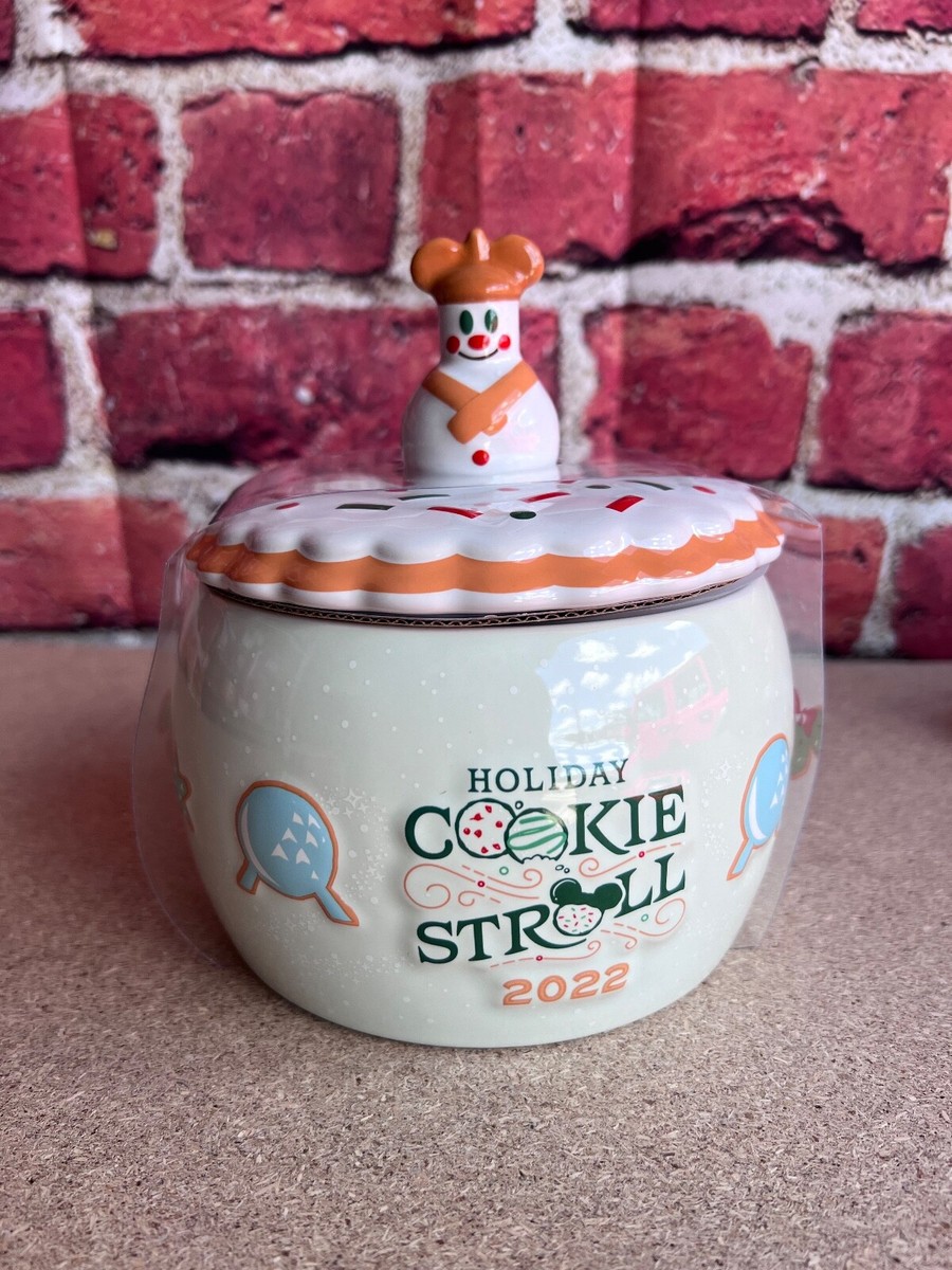Disney Epcot Holiday Cookie Stroll 2022 Cookie Jar New | eBay