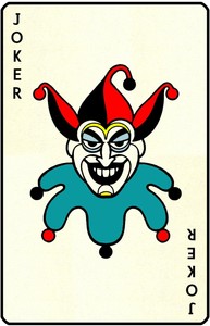 Framed Print Joker Card Playing Deck Game Jester Cartoon Art Picture Poster Ebay