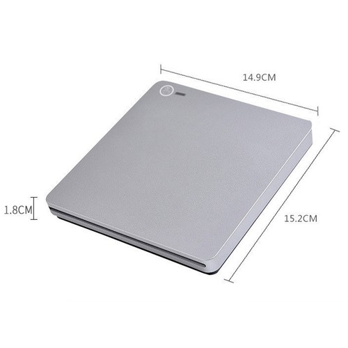 BD Burner External USB Slot In DVD RW CD Writer Portable Drive Silver AU - Picture 3 of 11