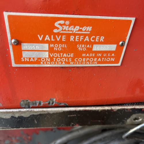 Snap On Valve Refacer Reshaper and Seat Grinder with Tool Kit