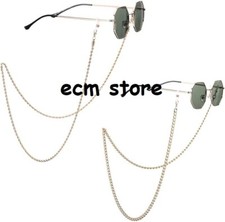 BOHEND Lot De 2 Chaînes De Lunettes Doré Bijou De Lunettes YZL20 / EBQO