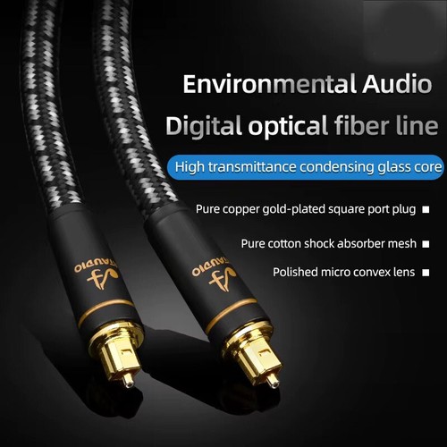 Hifi Optical Fiber Cable Digital Audio Wire Audiophile HIFI DTS Dolby 5.1 7.1 - Picture 3 of 20