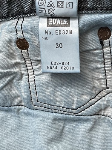 EDWIN ED 32 M Slim Tapered Stretch Selvedge Denim Jeans Herren W30 L32 (E3643) - Bild 12 von 12
