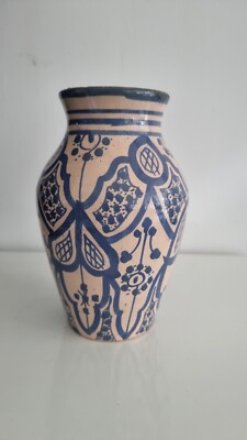 Vintage Moroccan Ceramics Vase Flower Pot With Art Deco Pattern | eBay