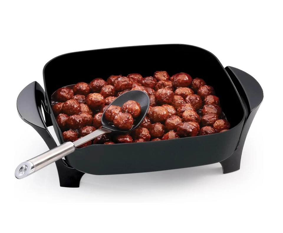 Sartén eléctrica Presto 07117 12" con tapa de cristal. Foto 3 de 3