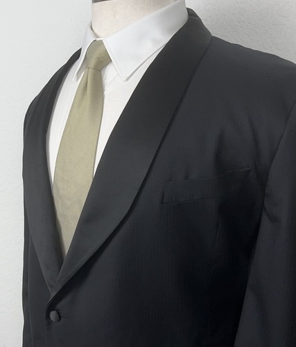 Joseph Abboud Vitale Barberis Canonico Tuxedo Dinner Jacket Tuxedo Coat 58R - Picture 7 of 21
