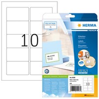 Herma Premium Etiketten A4, 83,8 X 50,8 Mm, Weiß, Permanent Haftend