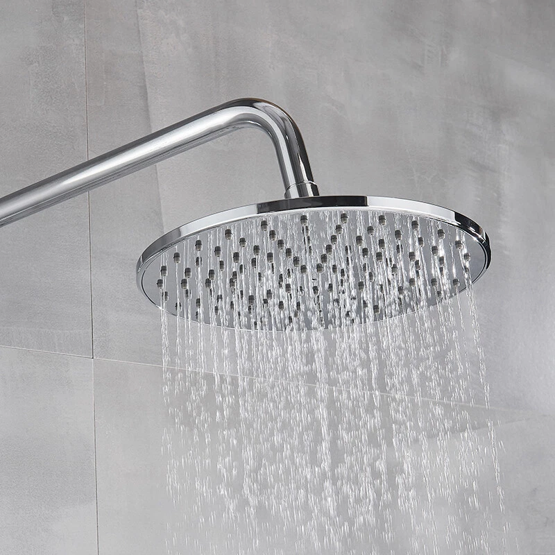 Polished Chrome 8 inch Round Rainfall Shower Head Bathroom Overhead Shower Head
Opens in a new windo