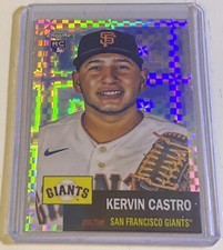 Kervin Castro 2022 Topps Chrome Platinum Anniversary X-Fractor RC #477 Giants