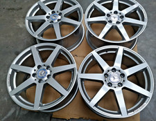 4x GENUINE SILVER MERCEDES A B C CLA V CLASS VITO EVITO VIANO 18" ALLOY WHEELS