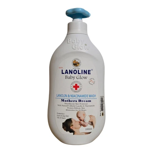 Lanoline Baby Glow Lanoline & Niacinamide Wash 1000ml