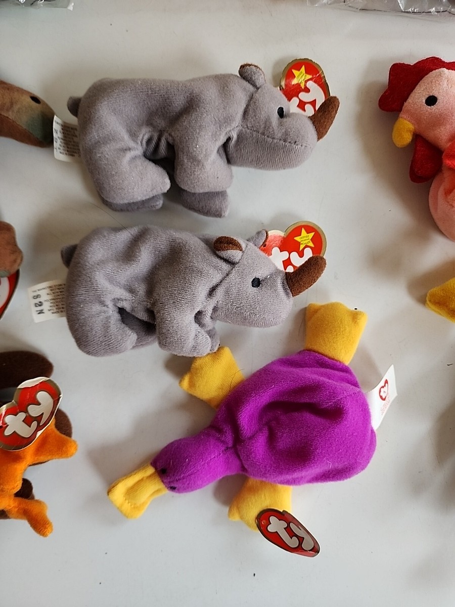 Vintage 90s McDonald's TY Beanie Babies Plush Lot of 14