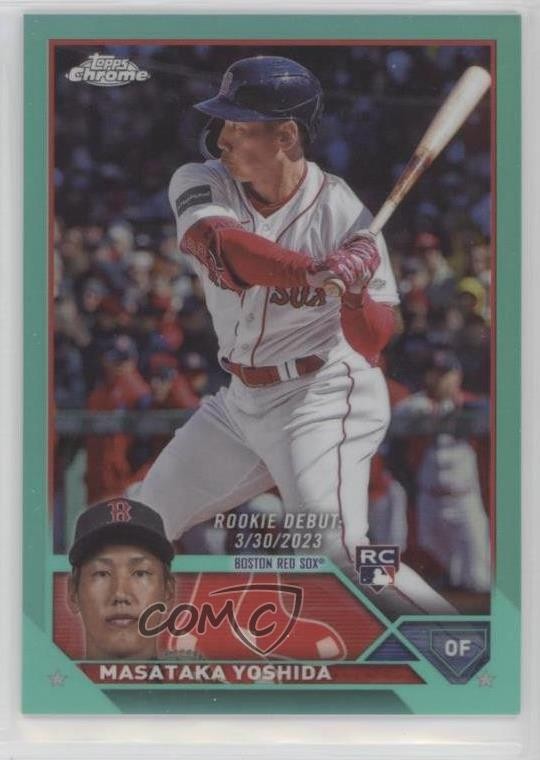 2023 Topps Chrome Update Rookie Debut Aqua Refractor /199 Masataka Yoshida 16ji