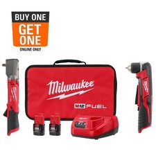 M12 FUEL 12V Lithium-Ion Brushless Cordless 3/8 in Right Angle Impact Wrench Kit