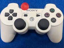 Sony PS3 DualShock 3 Wireless Controller – White OEM Original Tested