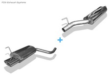  Komplettanlage ab Kat Mercedes CLK W208 - C208 Coupe u. A208 Cabrio