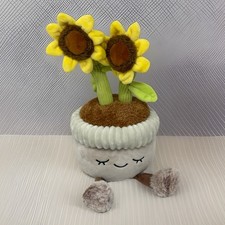 Adorable Greenhouse by Russ 12  Inch Potted Plant Garden Sunflower Pot Plush