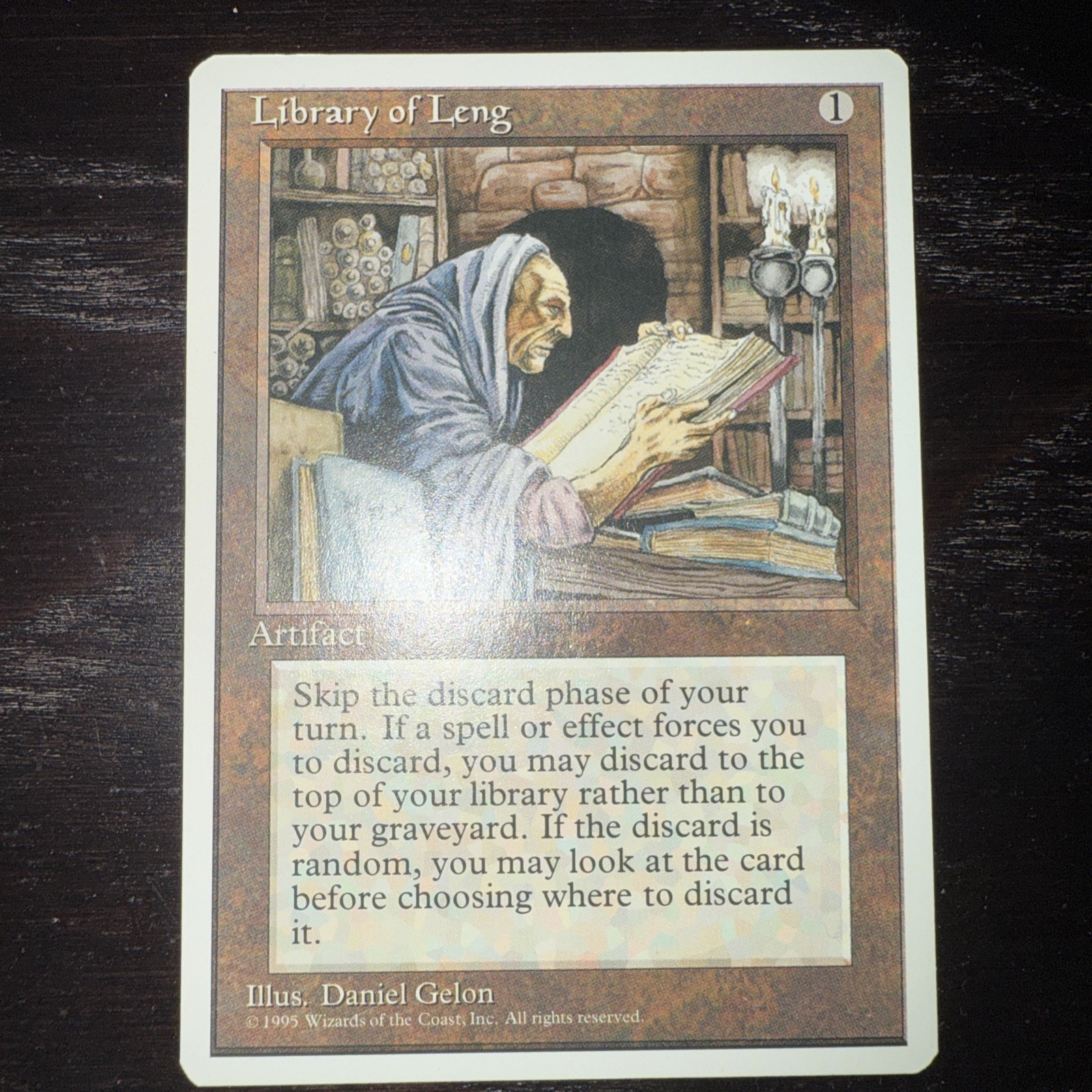 MTG magic cards 1x Library of Leng 4th Edition NM-Mint, English
