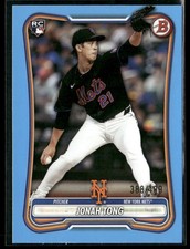 2026 Bowman Baseball Jonah Tong #65 Paper Sky Blue RC Rookie 388/489