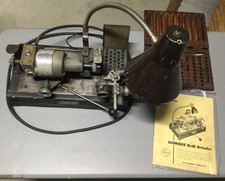 DUMORE 21-011 Drill Point Grinder Cutter Some rewiring w/many Collets & Manual