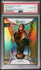 2022 Panini Select WWE Io Shirai Iyo Sky Gold Prizm /10 NXT 2.0 #20 PSA 10