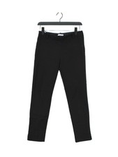 Mango Women's Suit Trousers UK 8 Black Cotton