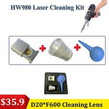 D20*F600 Laser Cleaning Lens kits For Reci HW980 Remove Rust/Oil/Paint Metal US