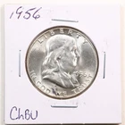 1956 50C Franklin Half Dollar in Choice BU Condition #7564