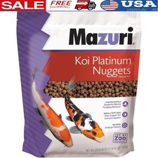 Floating Pellets Complete Nutrition Fish Food Omega-3 Vitamins Spirulina Support