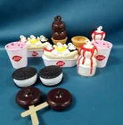 VTG 2000s Boley Dairy Queen Play Food Lot- Banana Split, Dilly Bar, & More
