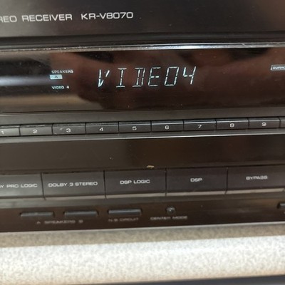 Vintage Kenwood KR-V8070 Home Audio Video Stereo System Receiver