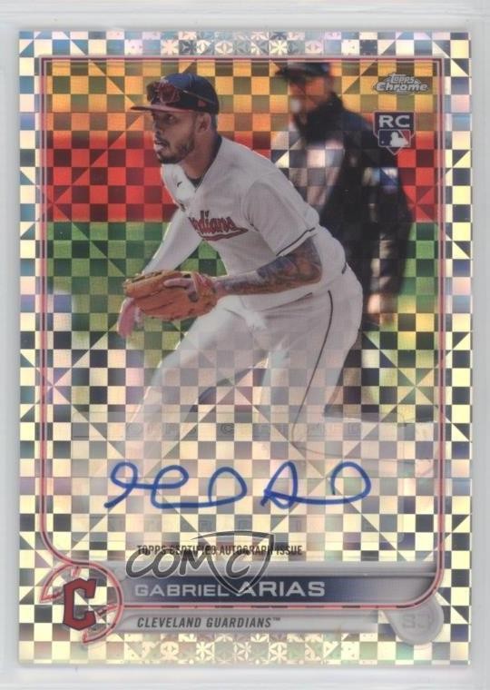 2022 Topps Chrome Update X-Fractor 35/125 Gabriel Arias #AC-GA Auto 16mf