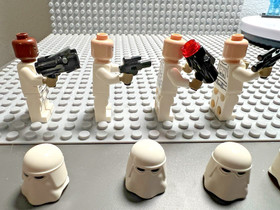 LEGO Star Wars Minifigure -Snowtrooper w/ Dark Tan hand Lot of 4-SW1181 / SW1102