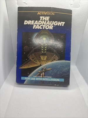 The Dreadnaught Factor Activision Intellivision Overlays & Manual Inc. - Works!