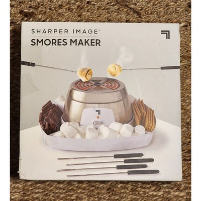 Sharper Image Electric Tabletop S'mores Maker for Indoors, 4 Skewers New!