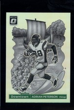 2024 Donruss Optic Downtown #8 Adrian Peterson Vikings SSP CASE HIT