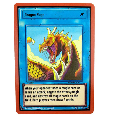 Dragon Rage 042/150 Epic - Ward TCG Trading Card Game 2nd Ed Generation 1 - NM