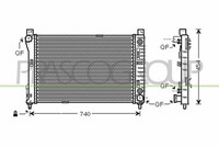 Prasco WasserküHler MotorküHler Aluminium FüR Mercedes-Benz C-Klasse W203 Slk