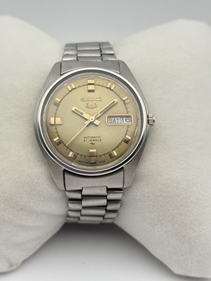 Vintage Seiko 5 Automatic Men's Watch Japan Day/Date 7019-7200