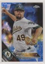 2016 Topps Box Set Chrome Sapphire Edition /250 Edward Mujica #330 g1z